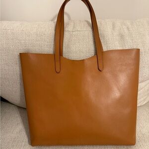 Il Bisonte Roseto Vacchetta Tan Leather Tote Bag MSRP $580